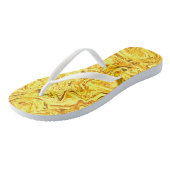Flüssiggold Badesandalen (Schrägansicht)