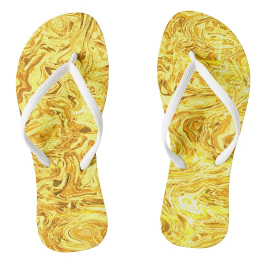 Flüssiggold Badesandalen (Fußbett)