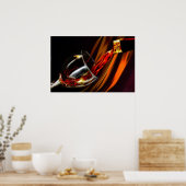 Flüssiggold Poster (Küche)