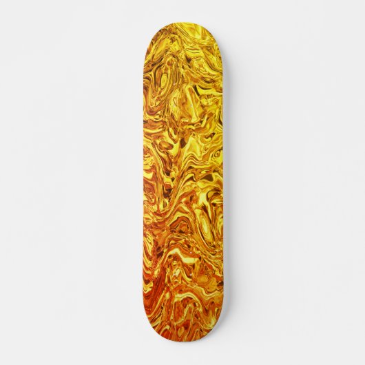 Flüssiggold Skateboard (Vorne)