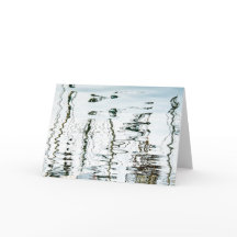 Flüssigkeit bemastet leere Karte