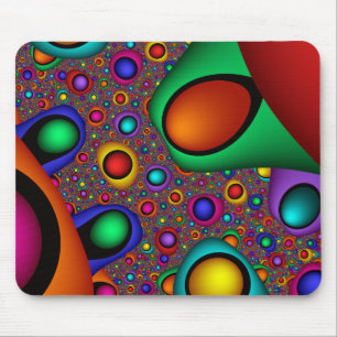 Flüssigkeit - Fraktal Mousepad