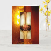 Flüssigkeit, Kupfer, Sonnenaufgang - glatte Karte (Gelbe Blume)