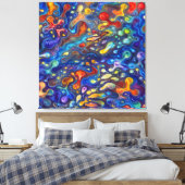 Flüssigkeit Leinwanddruck (Insitu (Schlafzimmer))
