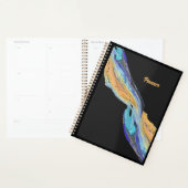 Flüssigkeits-Acrylmalerei aus einem Planer (Anzeige)