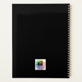 Flüssigkeits-Acrylmalerei aus einem Planer (Rückseite)