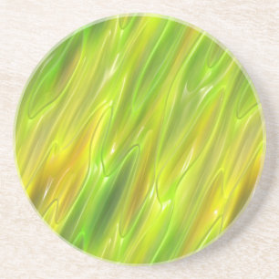 Flüssigkeits-Gelb Sandstein Untersetzer