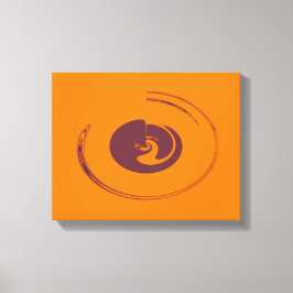 Flüssigkeits-Kreise - überzogene Canvas Leinwanddruck