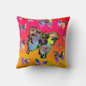FLÜSSIGKEITSBUTTERFLIES Couch Kissen (Rückseite)