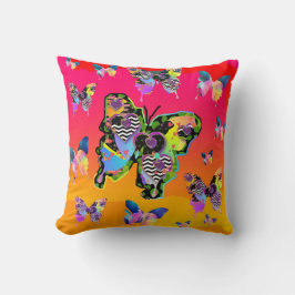 FLÜSSIGKEITSBUTTERFLIES Couch Kissen