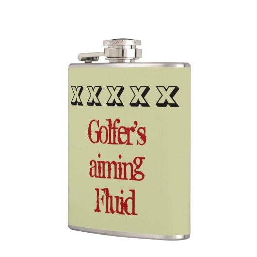 Flüssigkeitskolben Flachmann (Links)