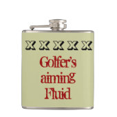 Flüssigkeitskolben Flachmann (Vorderseite)