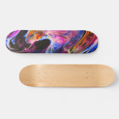 Flüssigkunstmalerei Skateboard (Horizontal)