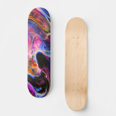 Flüssigkunstmalerei Skateboard (Vorderseite)
