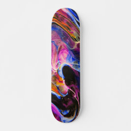 Flüssigkunstmalerei Skateboard