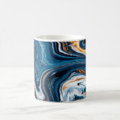 Flüssigkunsttextur. Hintergrund mit abstrakter Mis Kaffeetasse (Mittel)