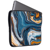 Flüssigkunsttextur. Hintergrund mit abstrakter Mis Laptopschutzhülle (Vorne Rechts)