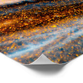 Flüssigkunsttextur. Hintergrund mit abstrakter Mis Poster (Ecke)
