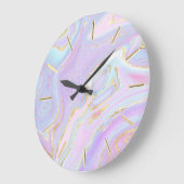 Flüssigmarmordesign große Uhr (Winkel)