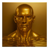 Flüssigmetall-Android Poster (Vorderseite)