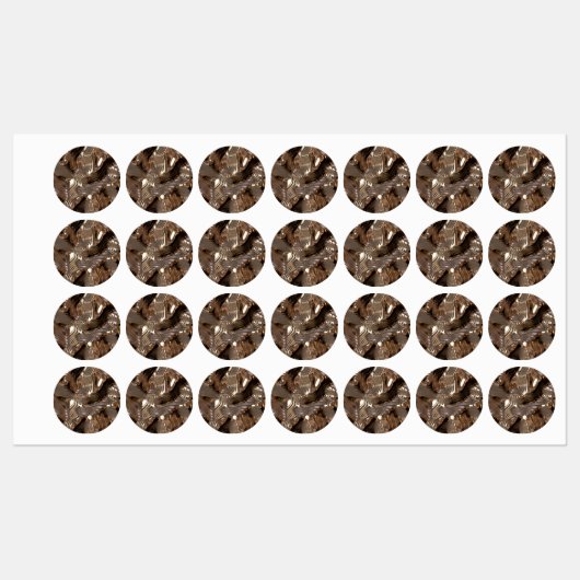 Flüssigmetall Etiketten (Blatt)