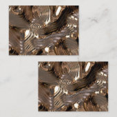 Flüssigmetall Visitenkarte (Vorne/Hinten)