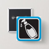 Flüssigseifenspender-Pumpflaschen-Symbol Button (Vorne & Hinten)