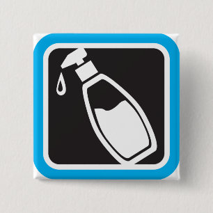 Flüssigseifenspender-Pumpflaschen-Symbol Button