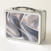 Flüssigsilber Metall Brotdose (Rückseite)