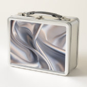 Flüssigsilber Metall Brotdose (Vorderseite)