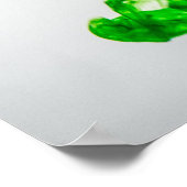 Flüssigtinte in Wasser Poster (Ecke)