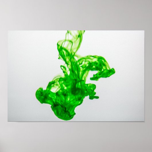 Flüssigtinte in Wasser Poster (Vorne)