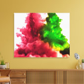 Flüssigtinte in Wasser Reihe 2 Leinwanddruck (Insitu (Wohnzimmer))