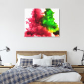 Flüssigtinte in Wasser Reihe 2 Leinwanddruck (Insitu (Schlafzimmer))
