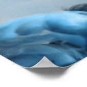 Flüssigtinte in Wasser Reihe 2 Poster (Ecke)