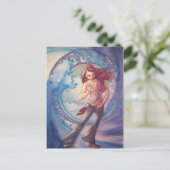 Flüssigwasserabbildung Postkarte (Stehend Vorderseite)