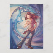 Flüssigwasserabbildung Postkarte (Vorderseite)