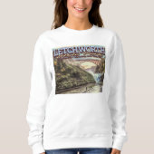 FLUSSKANOEING - LETCHWORTH STAAT PARK - NEW YORK SWEATSHIRT (Vorderseite)
