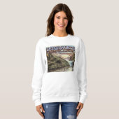 FLUSSKANOEING - LETCHWORTH STAAT PARK - NEW YORK SWEATSHIRT (Vorne ganz)