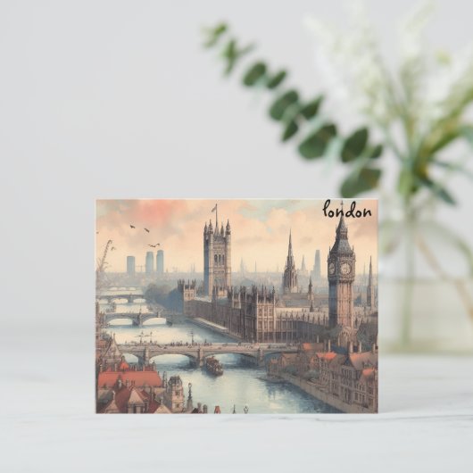 Flusskauf-Karte-Postkarten für Langdon-Massenmails Postkarte (Stehend Vorderseite)