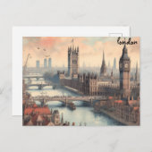 Flusskauf-Karte-Postkarten für Langdon-Massenmails Postkarte (Vorne/Hinten)