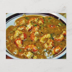Flusskrebs-Gumbo Postkarte