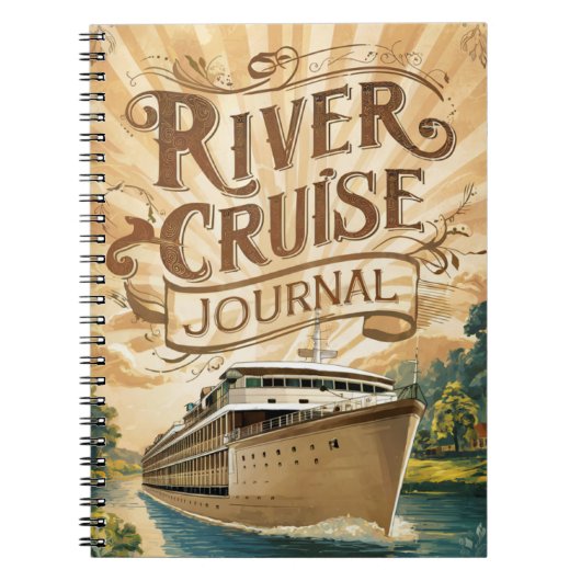 Flusskreuzfahrt Journal Notizblock (Vorderseite)