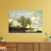 Flusslandschaft, 1645 leinwanddruck (Insitu (Wohnzimmer))