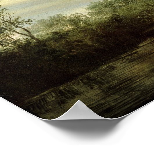 Flusslandschaft, 1645 poster (Ecke)