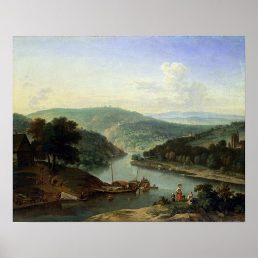 Flusslandschaft, 1697 poster (Vorne)