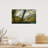Flusslandschaft, Annibale Carracci Kunstgewerbe Poster (Küche)