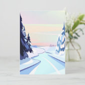 Flusslandschaft Einladung (Stehend Vorderseite)