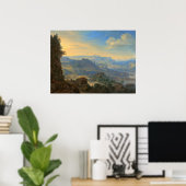 Flusslandschaft - Herman Saftleven Kunstgewerbe Poster (Heimbüro)