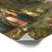 Flusslandschaft - Jan Brueghel Fine Art Poster (Ecke)
